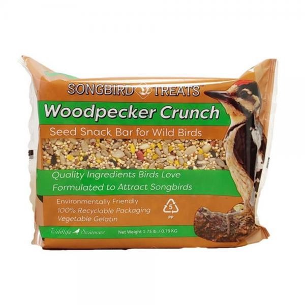 Wildlife Sciences Wildlife Sciences WSC911 8 oz Woodpecker Crunch Seed Bar WSC911